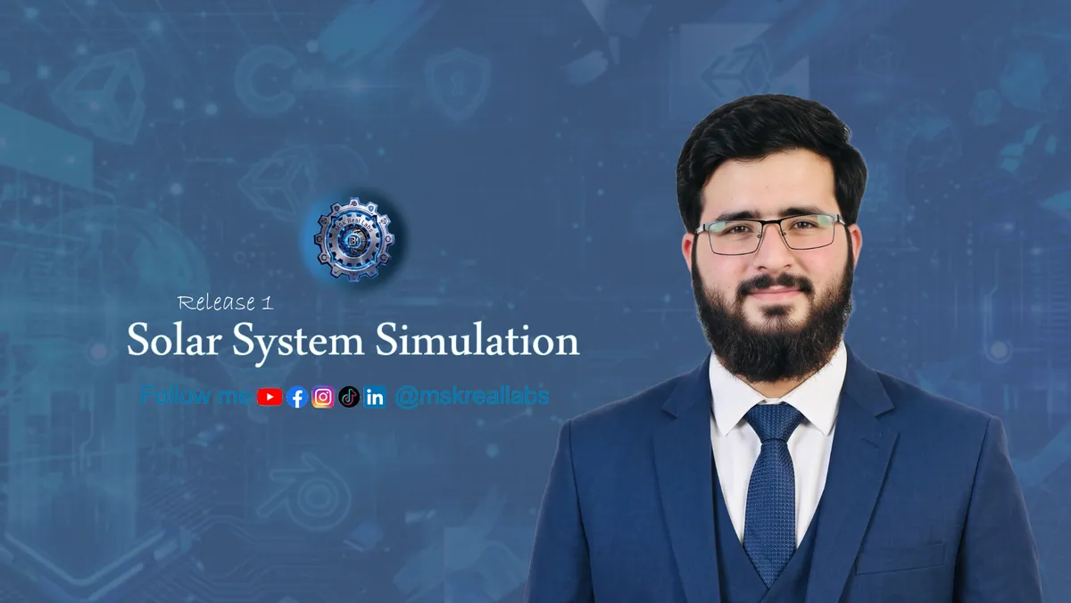Unity Solar System Simulation - 3D space simulation built in Unity 6 with C# scripting and gravitational physics